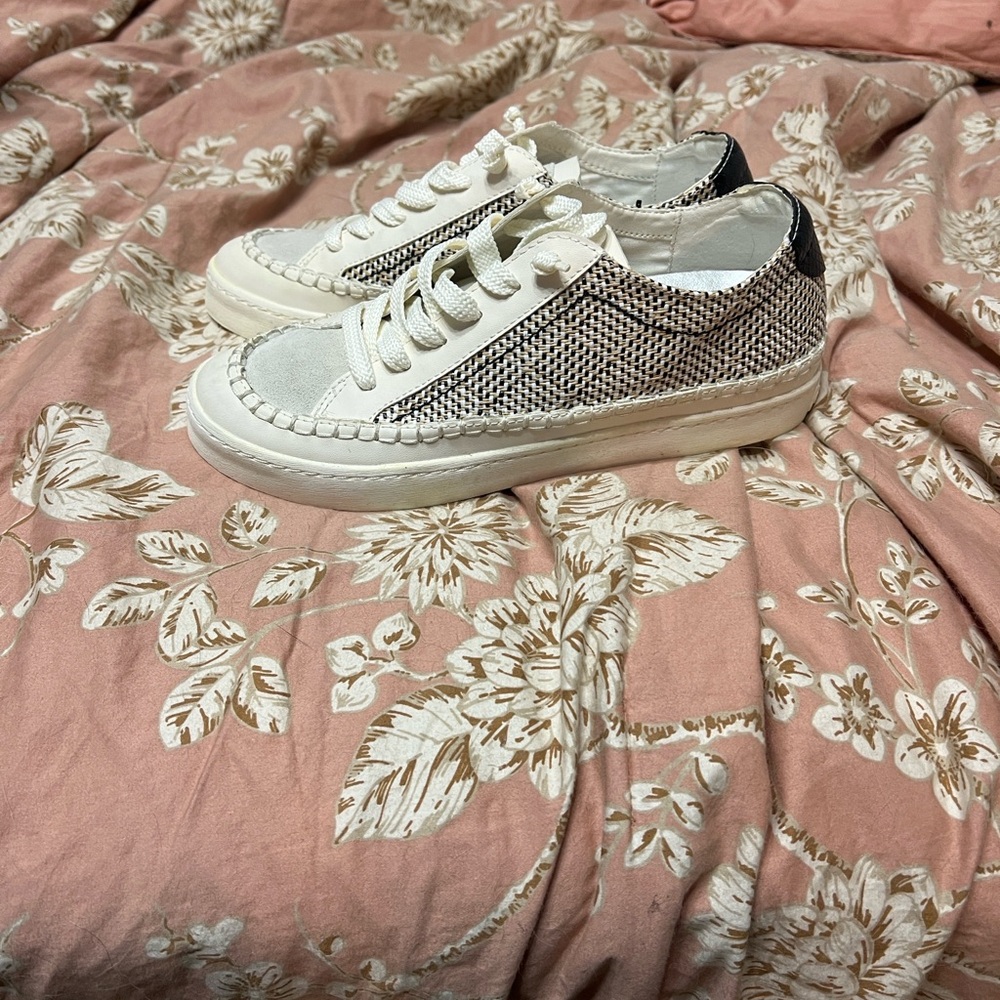 Dolce Vita Women's Zolen Sneakers - Black and Cream - Picture 7 of 7